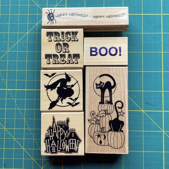 Halloween Rubber Stamps - Picture 1 of 2